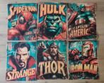 Marvel Superhelden Canvas Set - 6 Delig, Ophalen of Verzenden, 1980 tot heden, Nieuw, Overige onderwerpen