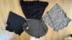 M l 40 42 dames rok top zwart wit roezel trendy, Maat 38/40 (M), Zwart, Ophalen of Verzenden, Zo goed als nieuw