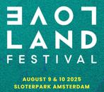 LOVELAND ZATERDAG 9 AUG TICKETS TE KOOP, Tickets en Kaartjes, Evenementen en Festivals, Drie personen of meer