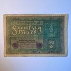 Reichsbanknoten (100/50/10 Mark), Ophalen of Verzenden, Duitsland, Setje