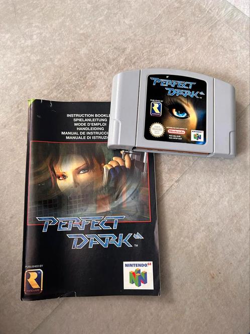 Nintendo 64 Perfect Dark, Spelcomputers en Games, Games | Nintendo 64, Gebruikt, 1 speler, Vanaf 3 jaar, Ophalen of Verzenden