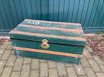 Oude hutkoffer, kist (280224, Minder dan 50 cm, Minder dan 50 cm, Gebruikt, Overige houtsoorten