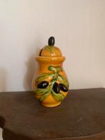 Mosterd honing olijven pot keramiek vallauris, Antiek en Kunst, Verzenden