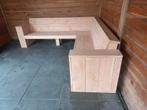 Zeer mooie douglas hoekbank loungebanken tuinbank, Ophalen of Verzenden, Nieuw, Hout, Bank