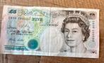 Engelse 5 Pond Biljet, Postzegels en Munten, Bankbiljetten | Europa | Niet-Eurobiljetten, Ophalen of Verzenden, Overige landen