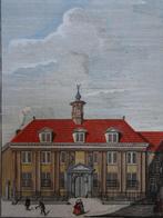 Gravure handgekleurd Gasthuis in Breda BF Immink, 18e eeuw, Antiek en Kunst, Verzenden