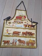 Keukenschort en ontbijtset, Huis en Inrichting, Keuken | Textiel, Ophalen of Verzenden, Zo goed als nieuw