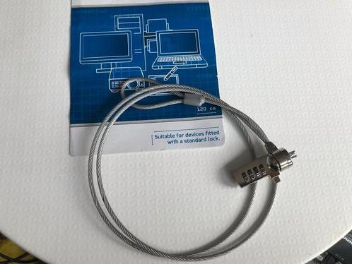 Laptop veiligheidskabel met cijferslot nieuw, Computers en Software, Overige Computers en Software, Nieuw, Ophalen of Verzenden
