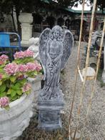 engel op zuil, Tuin en Terras, Tuinbeelden, Ophalen, Nieuw, Beton, Engelenbeeld