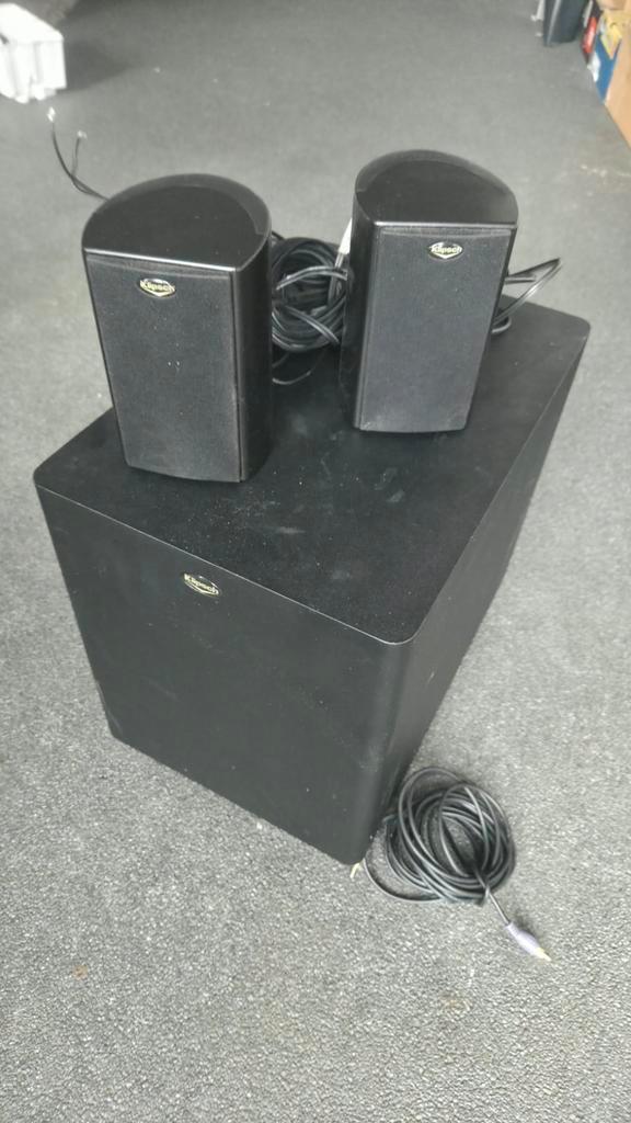 Klipsch Sub 6 2.1 Speakerset, Audio, Tv en Foto, Luidsprekers, Gebruikt, Front, Rear of Stereo speakers, Overige merken, Ophalen of Verzenden