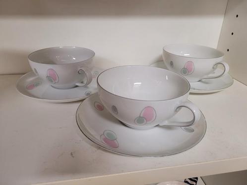 Arzberg 3 theekopjes, Huis en Inrichting, Keuken | Servies, Overige stijlen, Porselein, Ophalen