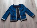 Gaaf gevoerd jasje met aztekenprint zwart/ blauw/zilver, Kleding | Dames, Maat 38/40 (M), Blauw, Bekka, Ophalen of Verzenden