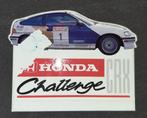 Honda CRX Challenge sticker jaren 80 zeldzaam, Verzenden, Nieuw, Auto's