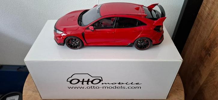 1.18 honda civic type r gt, Hobby en Vrije tijd, Modelauto's | 1:18, Zo goed als nieuw, Auto, OttOMobile, Ophalen of Verzenden