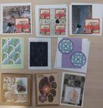 9 zelfgemaakte kaarten., Ophalen of Verzenden, Nieuw, Overige thema's, Knipvel
