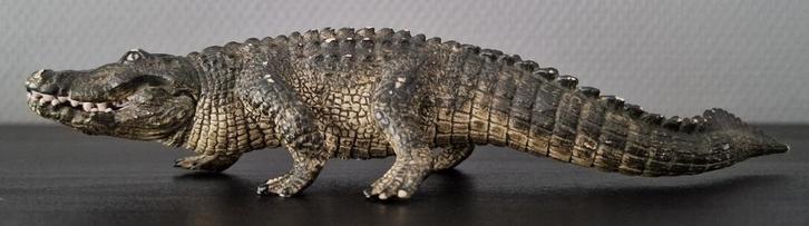 Schleich Wild Life Alligator - 2014, Verzamelen, Dierenverzamelingen, Gebruikt, Beeldje of Figuurtje, Wild dier, Ophalen of Verzenden