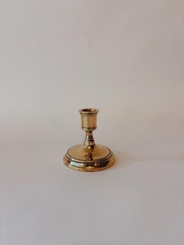 VINTAGE MESSING KANDELAAR | 8,5 CM beschikbaar voor biedingen