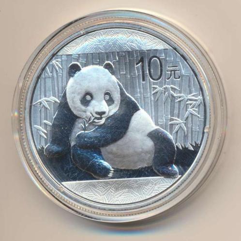 China 1 Ounce Zilveren panda 2015, Postzegels en Munten, Edelmetalen en Baren, Zilver, Ophalen of Verzenden