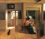 Schilderij Pieter de Hooch  -  reproduktie, Antiek en Kunst, Kunst | Schilderijen | Klassiek, Ophalen