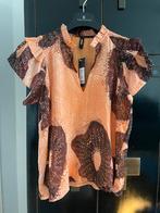 EKSEPT SHOEBY blouse L nieuw oranje met gouddraad, Maat 38/40 (M), Nieuw, Oranje, Ophalen of Verzenden