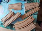 houten trein met houten rails, Ophalen, Gebruikt