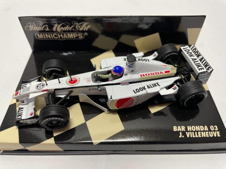 BAR Honda 003 J. Villeneuve 2001, Verzamelen, Automerken, Motoren en Formule 1, Zo goed als nieuw, Formule 1, Ophalen of Verzenden