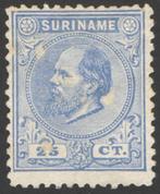 Suriname NVPH nr 10a ongebruikt Koning Willem III 1873, Postzegels en Munten, Postzegels | Suriname, Verzenden, Postfris