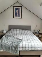 Boxspring 180x200 beige, Beige, Tweepersoons, Ophalen of Verzenden, Zo goed als nieuw