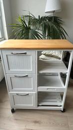 Kitchen island with three drawers, Ophalen, Gebruikt