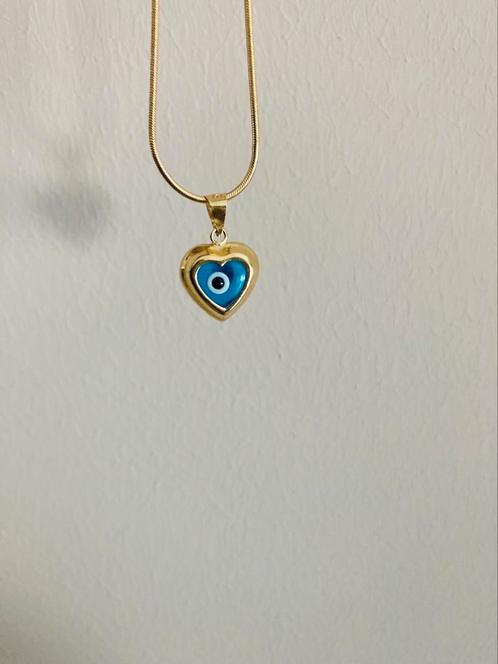 🧿🦋🪬kettinghanger goud 14 karaat oog 585 anna nina, Sieraden, Tassen en Uiterlijk, Kettinghangers, Nieuw, Goud, Overige voorstellingen