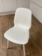 2 eetkamerstoelen Ikea, Huis en Inrichting, Stoelen, Twee, Kunststof, Wit, Zo goed als nieuw