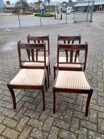 Set 4 mooie nette klassieke stoelen, Huis en Inrichting, Stoelen, Ophalen, Zo goed als nieuw, Eén