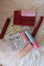 Korean makeup,, liptint , lipstick, eyeshadow free samples, Ophalen of Verzenden, Zo goed als nieuw, Lippen