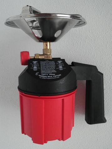 Idealgas kampeer gasbrander (niet gebruikt!) beschikbaar voor biedingen