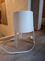 Witte tafellamp - Modern Design, Kunststof, Gebruikt, Ophalen of Verzenden, Modern