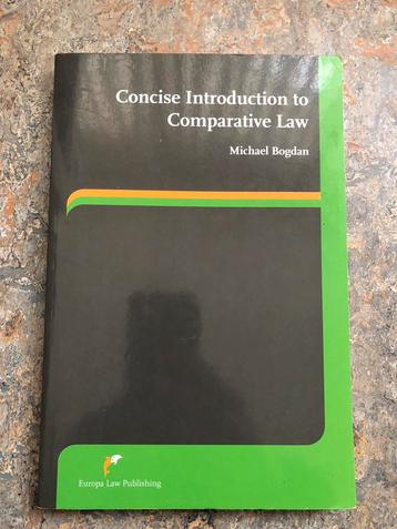 Michael Bogdan - Concise introduction to comparative law