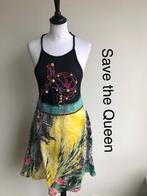 Save the Queen Jurk 100% katoen (mt: 36) DL/3772, Save the Queen, Blauw, Ophalen of Verzenden, Zo goed als nieuw