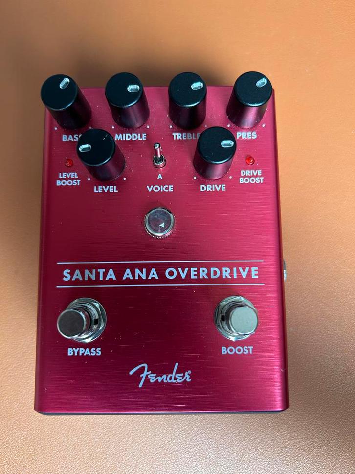 Fender Santa Ana Overdrive Pedaal, Muziek en Instrumenten, Effecten, Zo goed als nieuw, Distortion, Overdrive of Fuzz, Ophalen of Verzenden