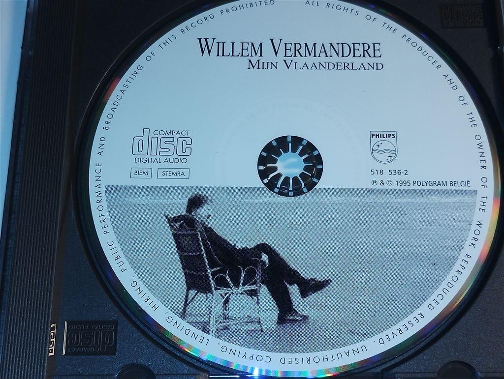 Willem Vermandere ‎- Mijn Vlaanderland, Cd's en Dvd's, Ophalen of Verzenden, Zo goed als nieuw, Levenslied of Smartlap