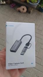 Hagibis video capture card dual HDMI naar USB/USB C, Ophalen of Verzenden, Nieuw