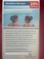 Sauna Sanadome Nijmegen Voordeelbon, Tickets en Kaartjes, Drie personen of meer, Kortingsbon, Spa of Sauna
