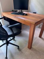 Teak tafels 4 stuks 140x80 cm, Huis en Inrichting, Tafels | Eettafels, Ophalen, Gebruikt, Teakhout, 50 tot 100 cm