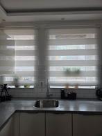 Duo rolgordijnen, Ophalen, Zo goed als nieuw, Wit, 200 cm of meer