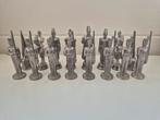 Tinnen figuren: schaakstukken Wellington Waterloo 65mm, Ophalen of Verzenden, Gebruikt