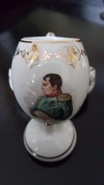 Unieke porselein peper, zout en mosterdset Napoleon antiek, Ophalen of Verzenden