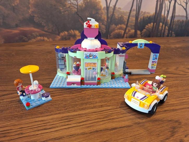 Lego Friends Ijssalon 41320, Kinderen en Baby's, Speelgoed | Duplo en Lego, Zo goed als nieuw, Lego, Complete set, Ophalen