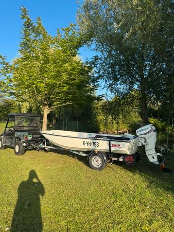 Pak je kans: Originele Boston Whaler 13 + Evinrude E-TEC25pk beschikbaar voor biedingen