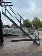 Stalen trap antraciet. Hoog 3,3 mtr. Nob124, Doe-het-zelf en Verbouw, Ophalen, Zo goed als nieuw, 2 tot 4 meter