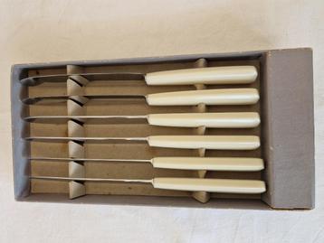 6 vintage messen inoxydable nogent France beschikbaar voor biedingen