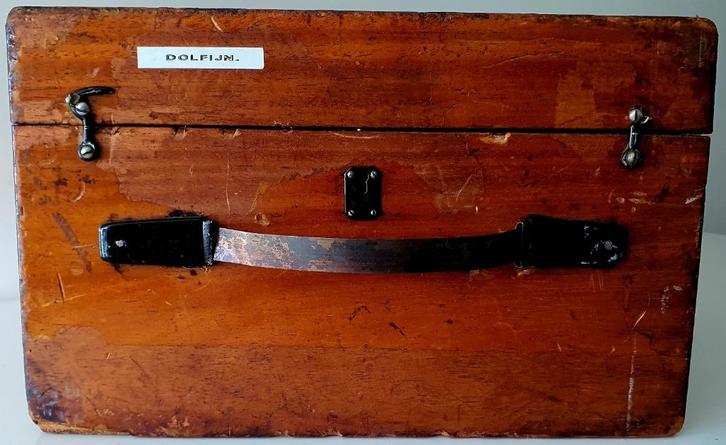 Sextant Kist Plath Onderzeeboot Hr.Ms. Dolfijn NED. Marine, Verzamelen, Militaria | Algemeen, Marine, Overige typen, Nederland